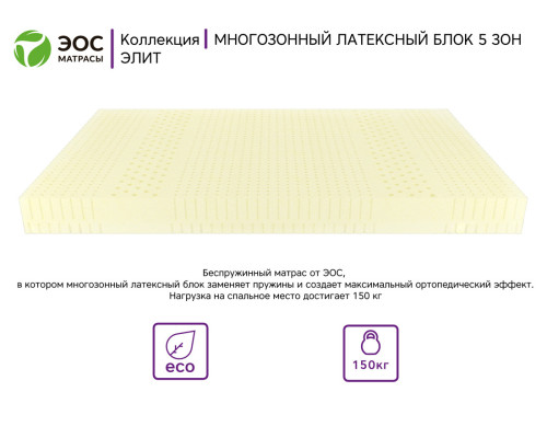 Матрас ортопедический ЭОС Элит Тип 18 200х200 Premium Grey - купить в Озерце