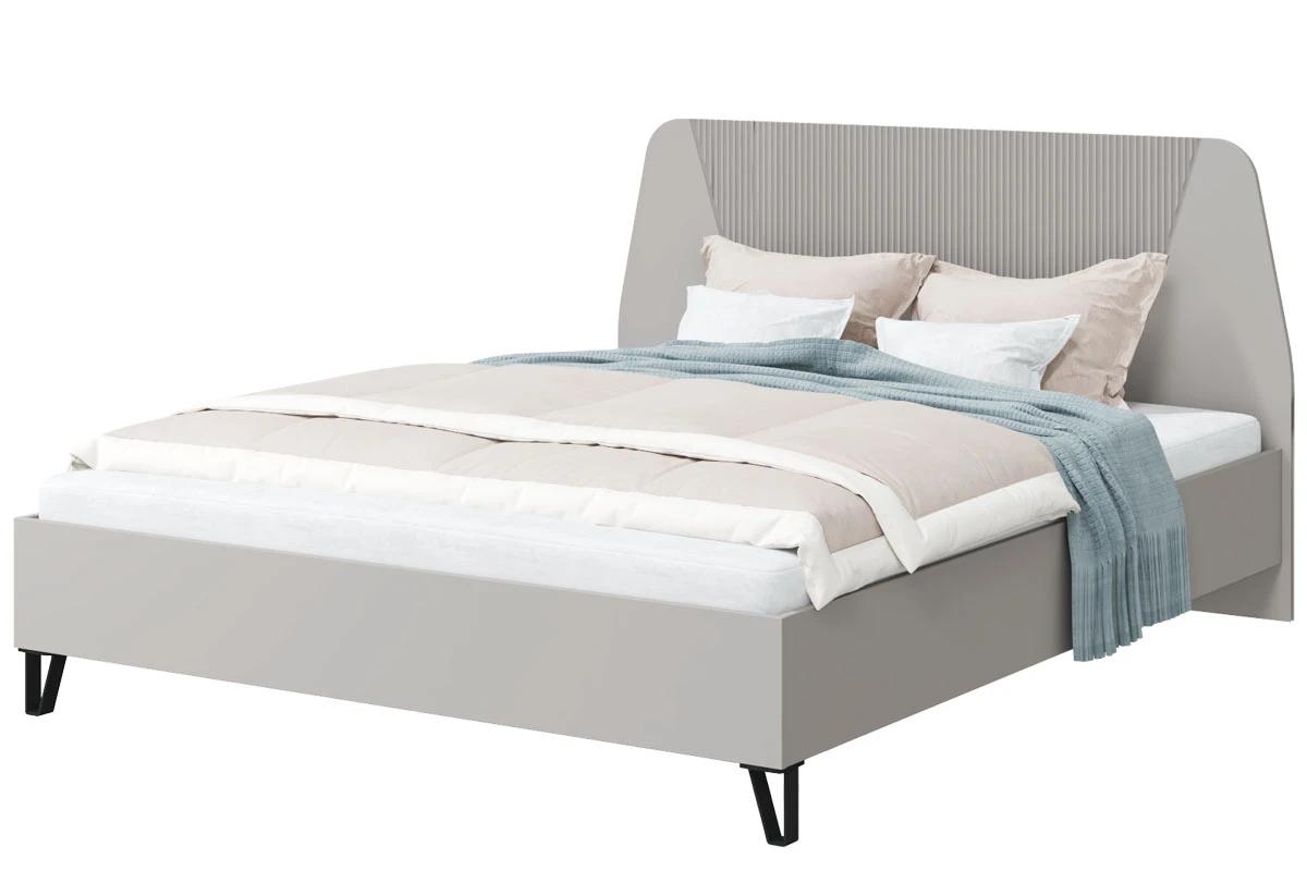 Кровать Кашемир спинка МДФ с орт. основанием  160х200 (Кашемир) - купить в Озерце