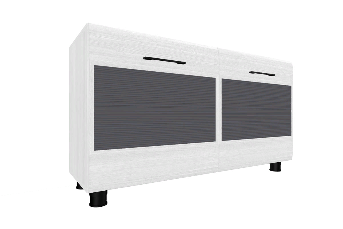 Гостиная Камелия-4 (Снежный ясень/Серый) — Мебель-центр Озерцо