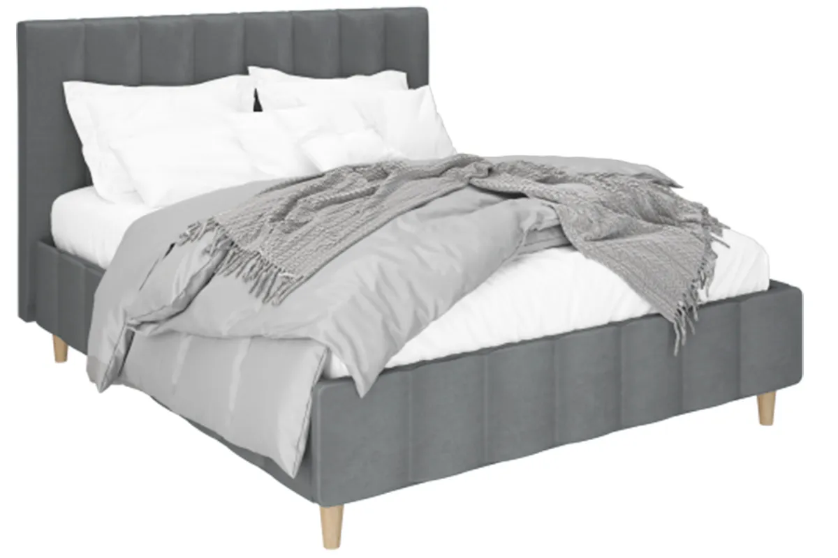 Кровать Сицилия 140х200 с ПМ Civilia 25 (Серый) 1 кат. - купить в Озерце