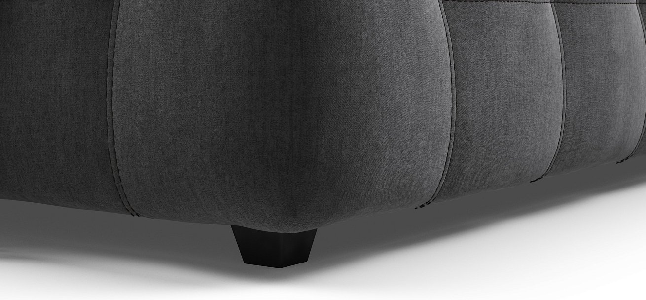 Кровать Босс 160*200 Про велюр Monolit серая - купить в Озерце