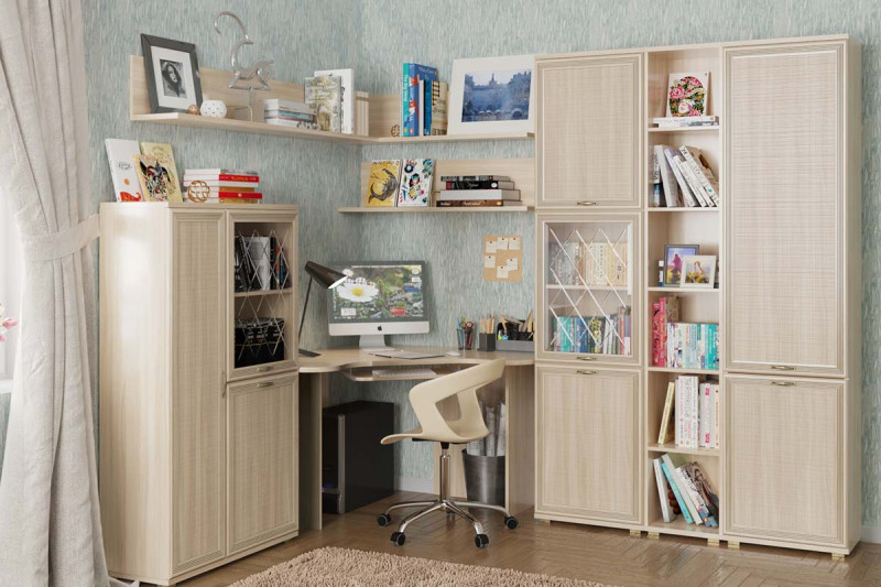 Детская Карина-3 (Ясень Асахи) — Мебель-центр Озерцо