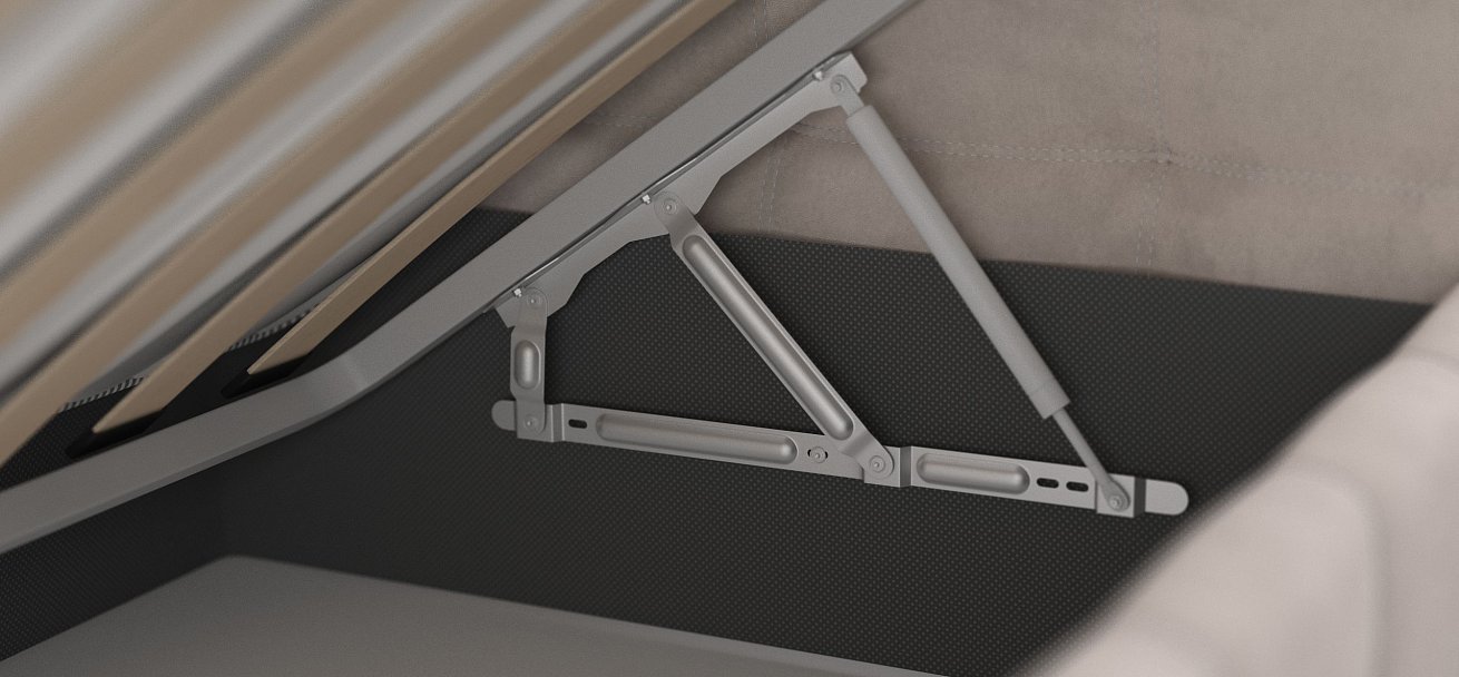 Кровать BOSS mini NEW велюр Monolit латте - купить в Озерце