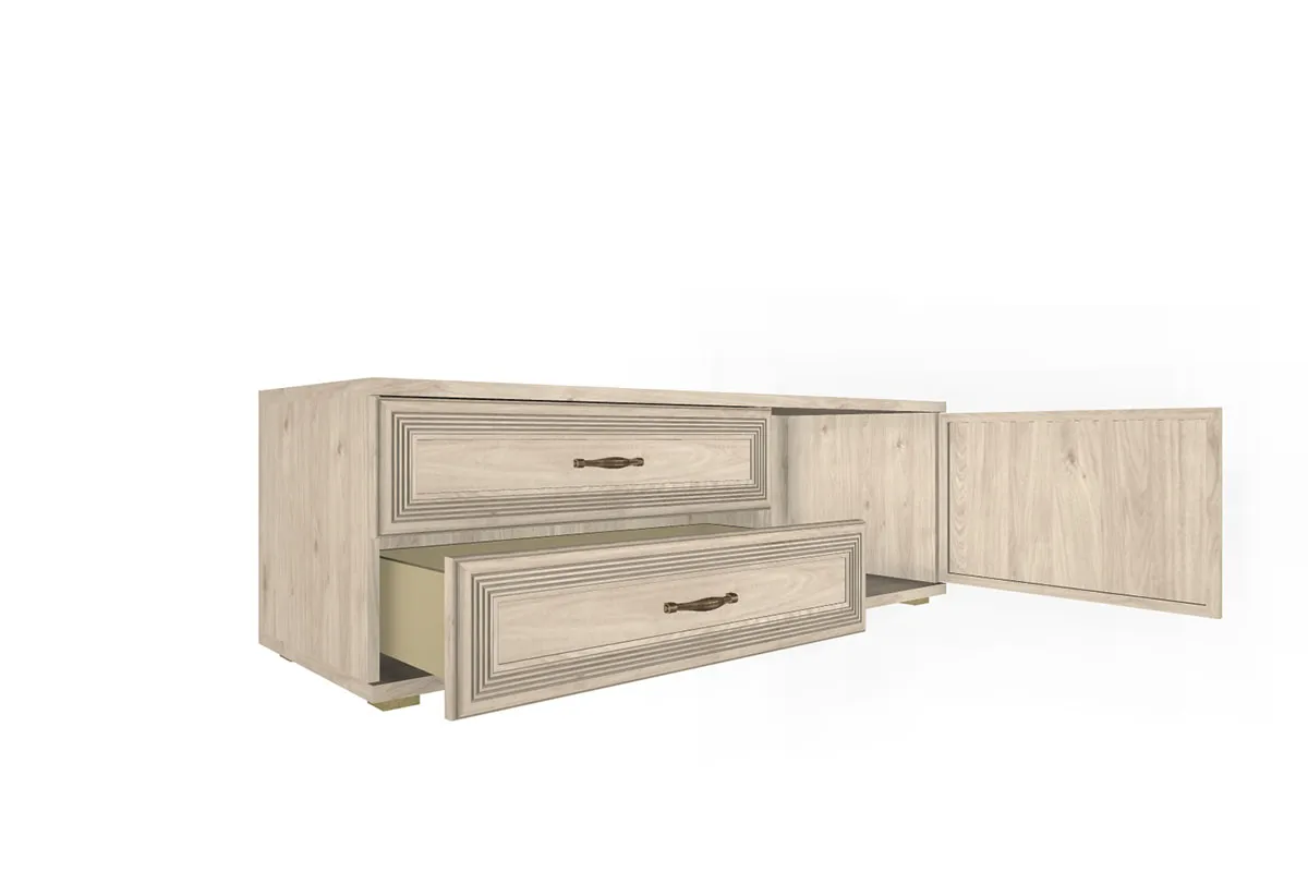 Тумба  ТБ-1035 (Гикори Джексон Светлый) — Мебель-центр Озерцо