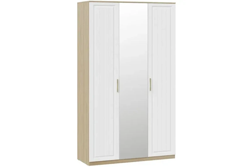 Шкаф комбинированный Сэнди (Вяз благородный/Белый) в мебель-центре Озерцо