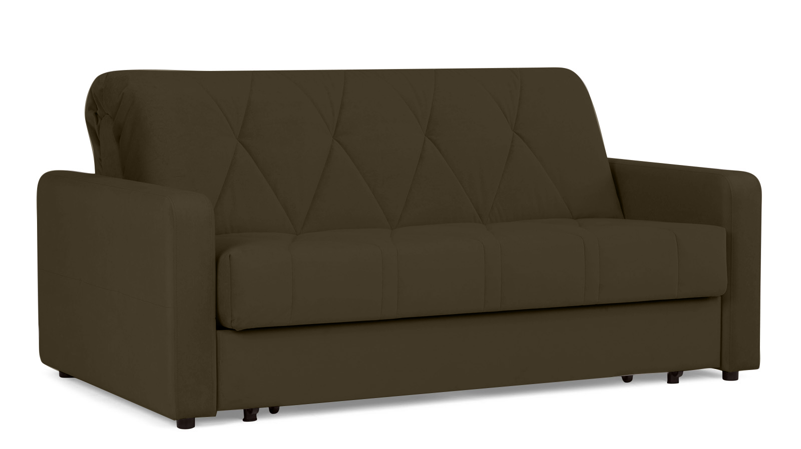 Диван - кровать Domo Pro стежка ромб, ткань Sky Velvet 12 180x216 — в мебель-центре Озерцо