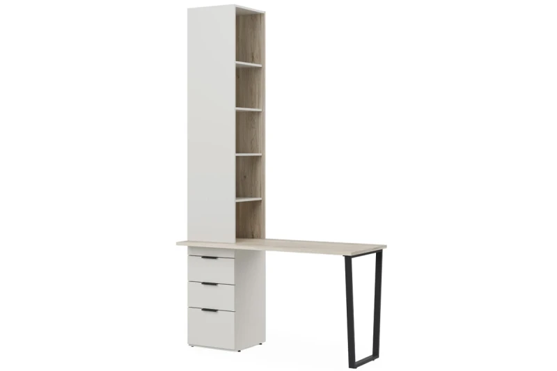 Стеллаж-стол Мария МСС 135.55 (Дымчато-серый) — Мебель-центр Озерцо