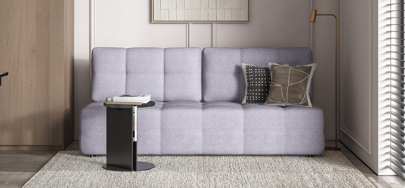 Диван Dandy MINI SE рогожка Malmo платина — купить в Озерце