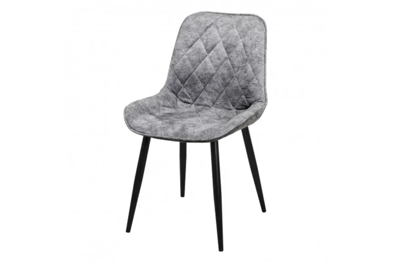 Стул Аура (Муар черный/Лофт сильвер светло-серый) СРП-032 - купить в Озерце