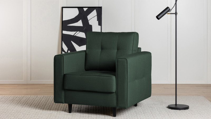 Кресло Amani Pro, Тк. Lidot green (подлокотник: 15 см) 89x93.5 — купить в Озерце