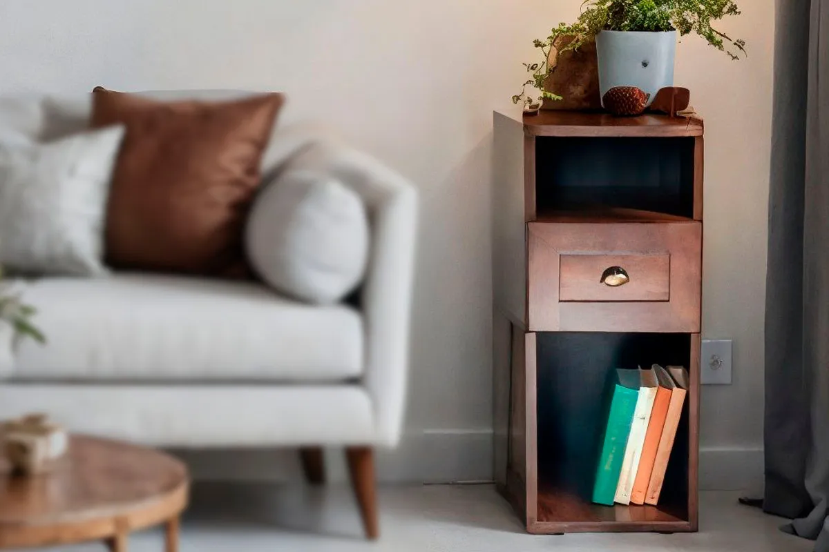 Тумба прикроватная Sherlock 51 (Орех шоколадный) — Мебель-центр Озерцо