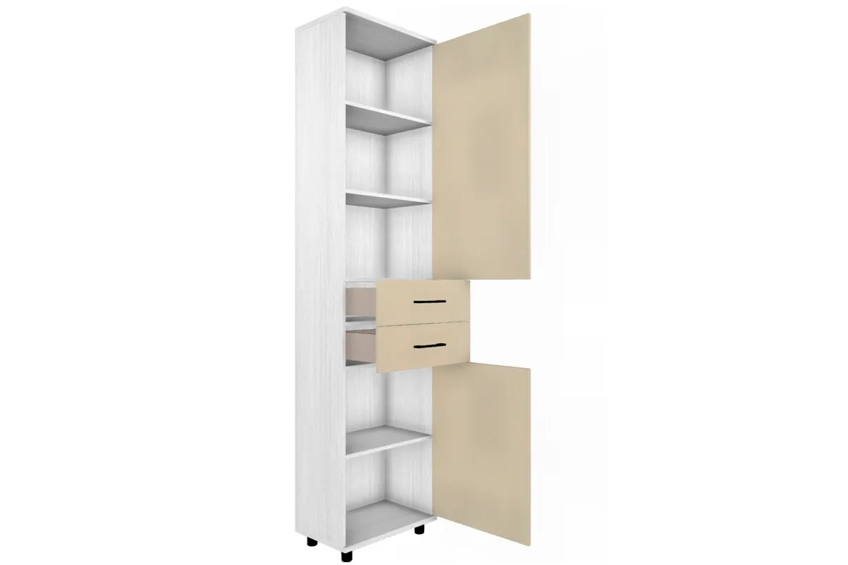 Шкаф многоцелевой ШК-5045-СЯ-КГ (Снежный Ясень/Кашемир Глянцевый) в мебель-центре Озерцо