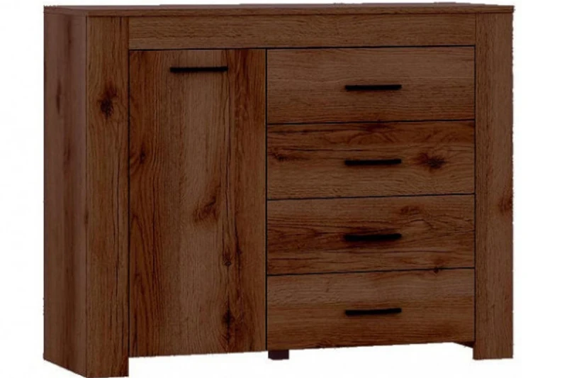 Комод Квадро-34 (Дуб делано темный) — Мебель-центр Озерцо