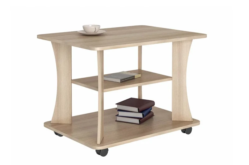 Стол журнальный П+51-21 (Ясень Шимо) — Мебель-центр Озерцо