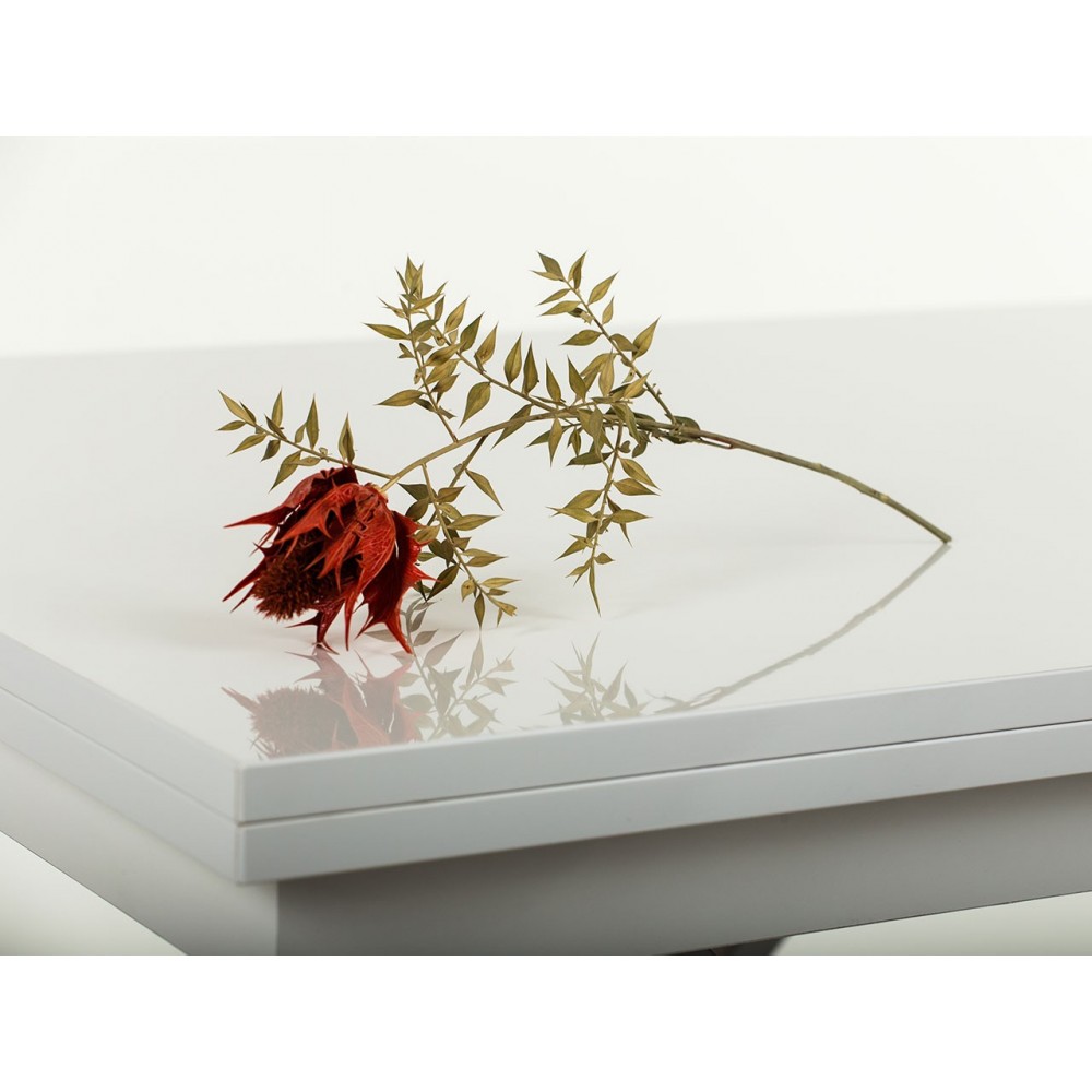 Стол-трансформер SLIDE белый глянец - купить в Озерце