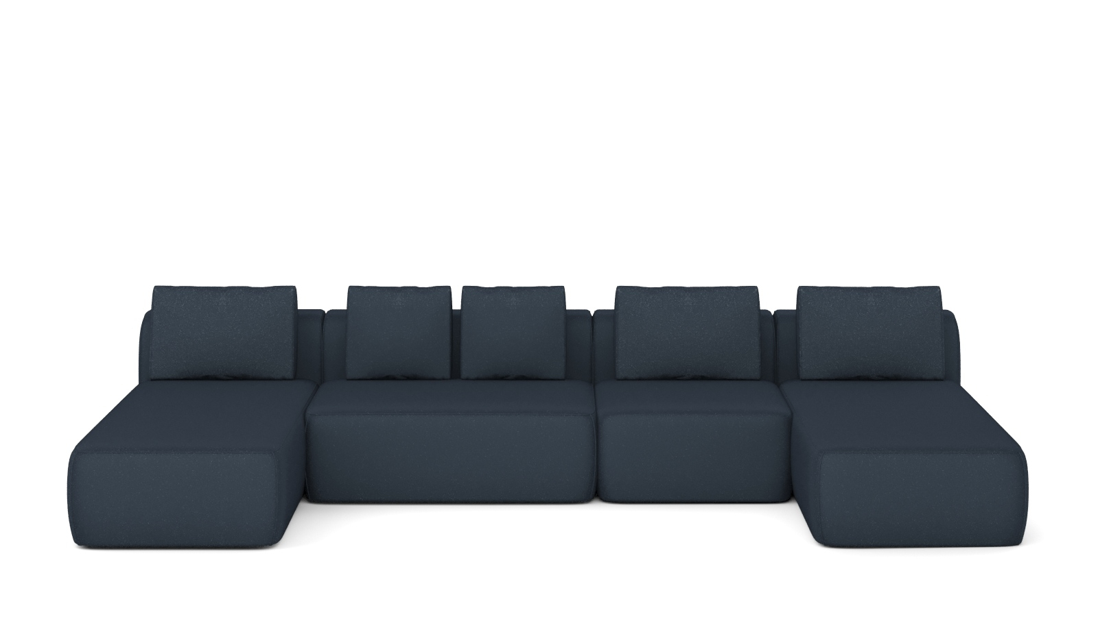 Диван модульный Molto, 4 секционный, 170+125+85+170+85+125+85+85, ткань Aura 18 57x367 — купить в Озерце