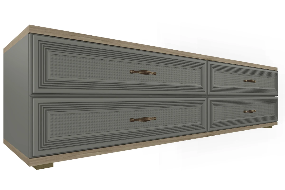 Гостиная Карина-12 (Гикори Джексон Светлый/Серый Оникс) — Мебель-центр Озерцо