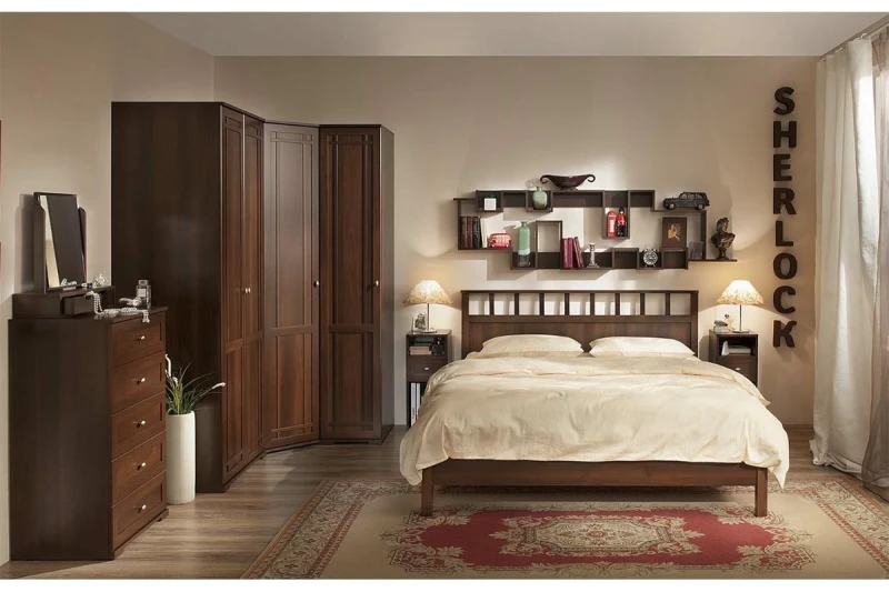 Спальня Sherlock (Орех шоколадный) - купить в Озерце