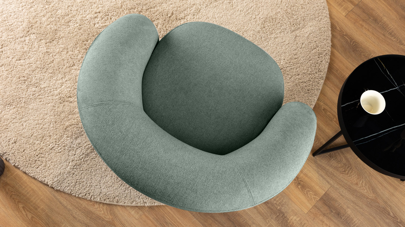 Кресло поворотное Nuage, ткань Forte 07 86x90 — купить в Озерце