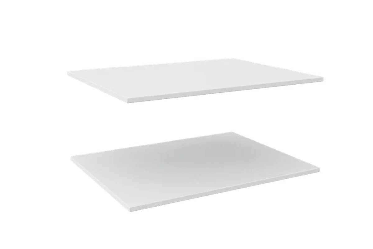 Гардеробная система Квадро без фасадов (Белый) — Мебель-центр Озерцо