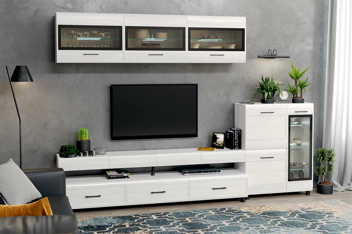 Тумба ТБ-2671 (Снежный Ясень) — Мебель-центр Озерцо