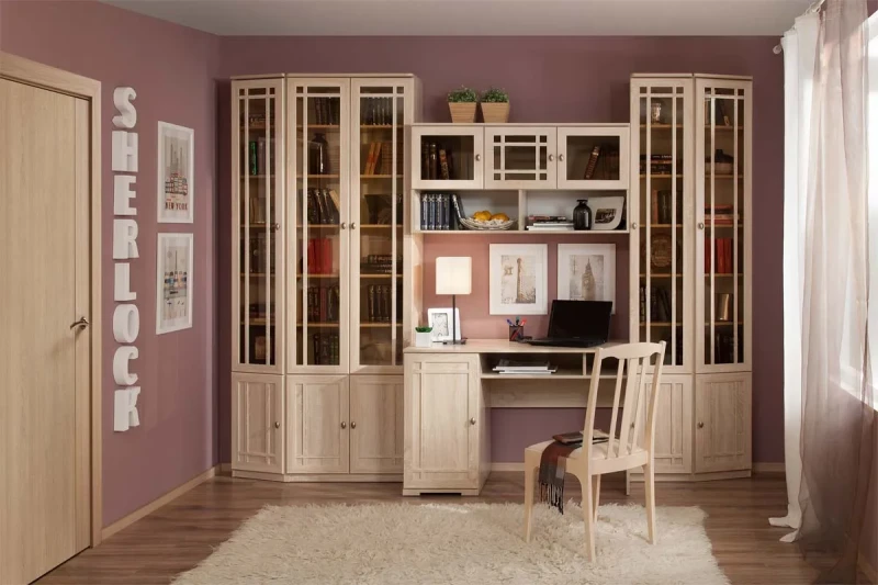 Библиотека Sherlock (Дуб Сонома) в мебель-центре Озерцо