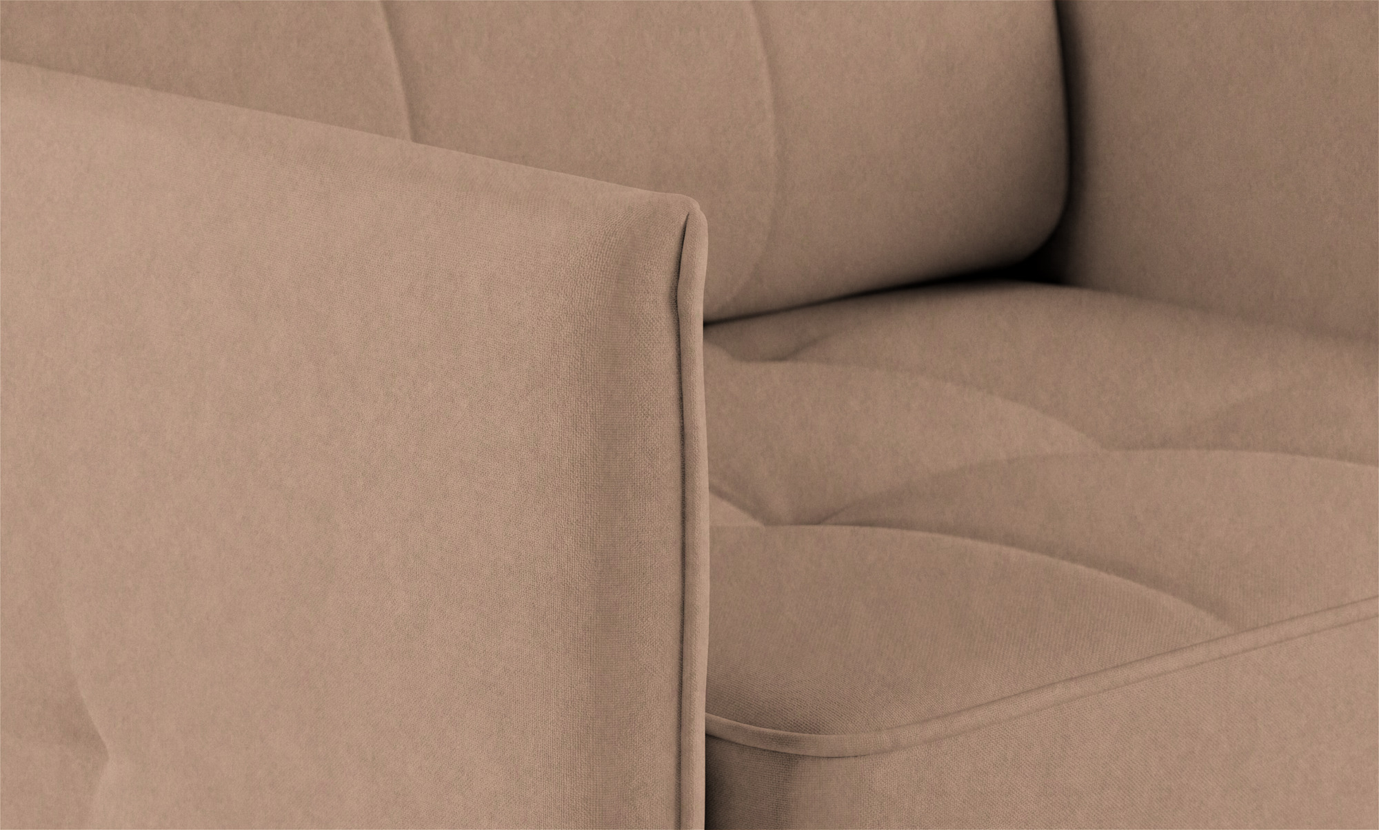 Кресло -кровать Amani Pro, ткань Galaktika beige (подлокотник: 5 см) — купить в Озерце