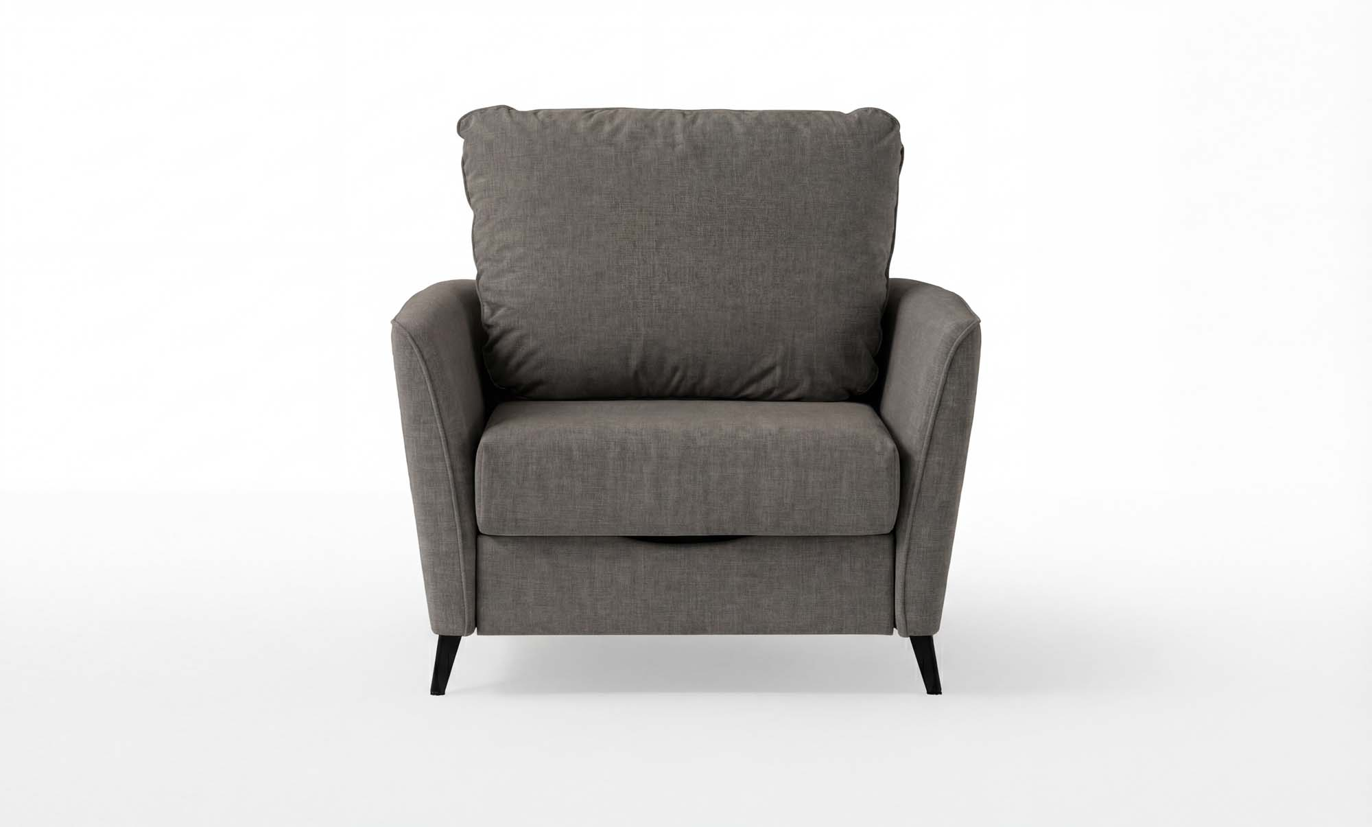 Кресло -кровать Laguna, ткань Lidot grey 100x101 — купить в Озерце