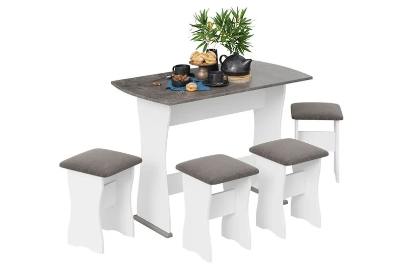 Обеденная группа тип 1 МФ-101.006 (Белый/Ателье темный) - купить в Озерце