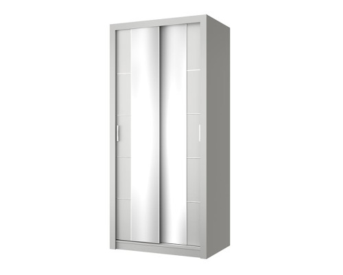 Осло, Шкаф 100. Цвет серый в мебель-центре Озерцо