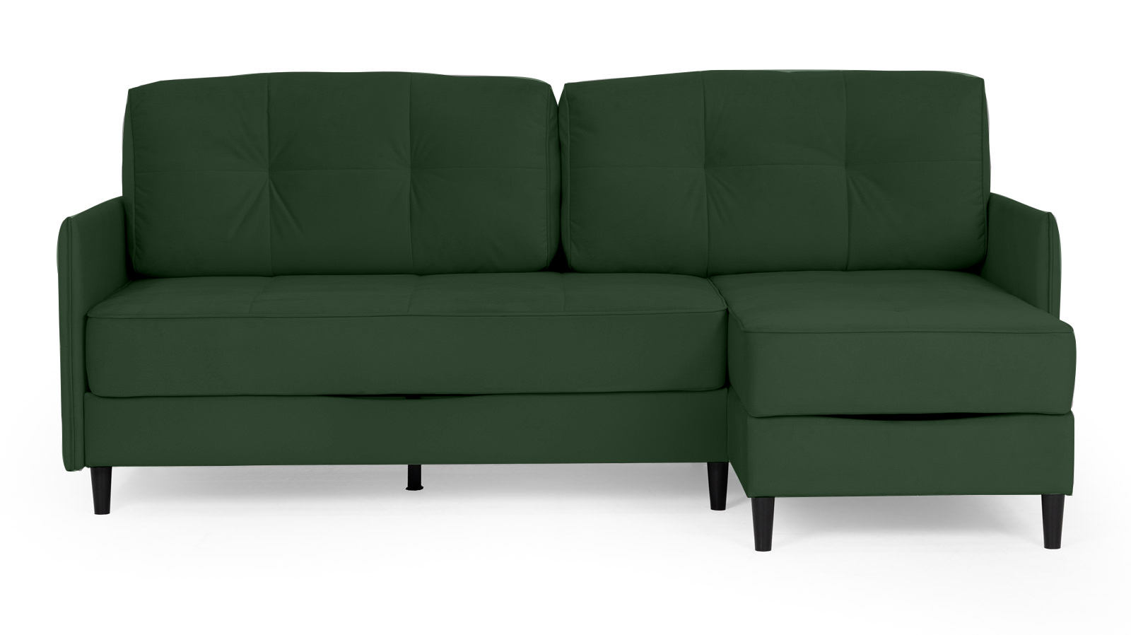 Диван Amani Pro угловой с узкими подлокотниками, ножки: пластик, Тк. Casanova Grass 156x217 — купить в Озерце