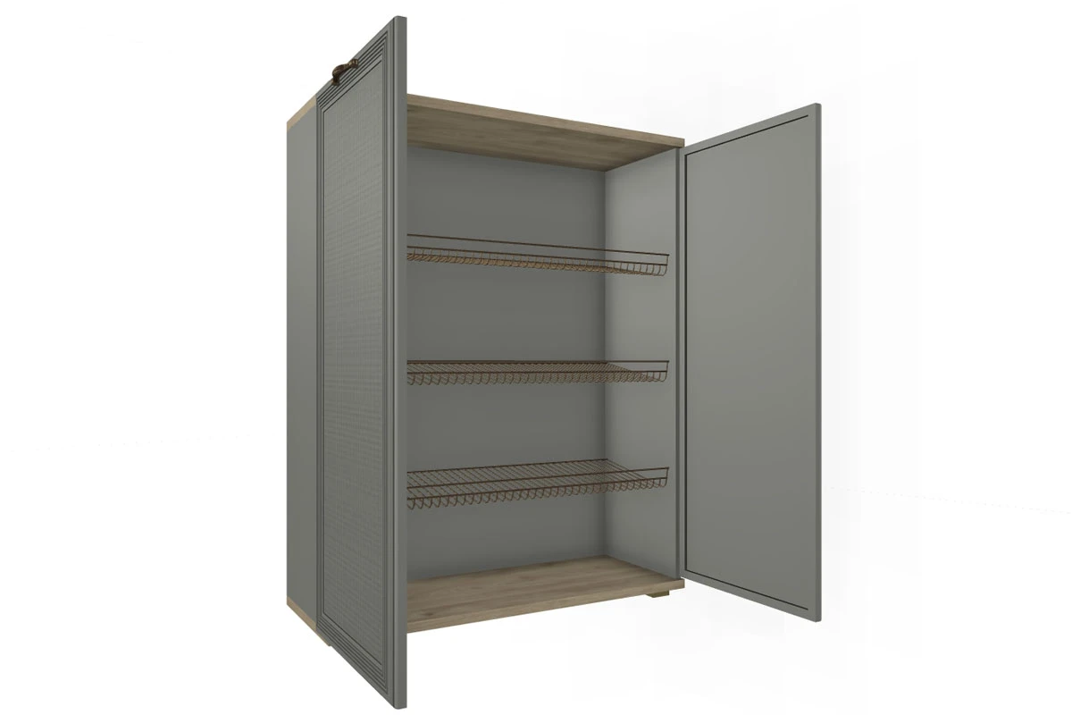 Тумба ТБ-1001-ГС-СО (Гикори Джексон Светлый/Серый Оникс) — Мебель-центр Озерцо