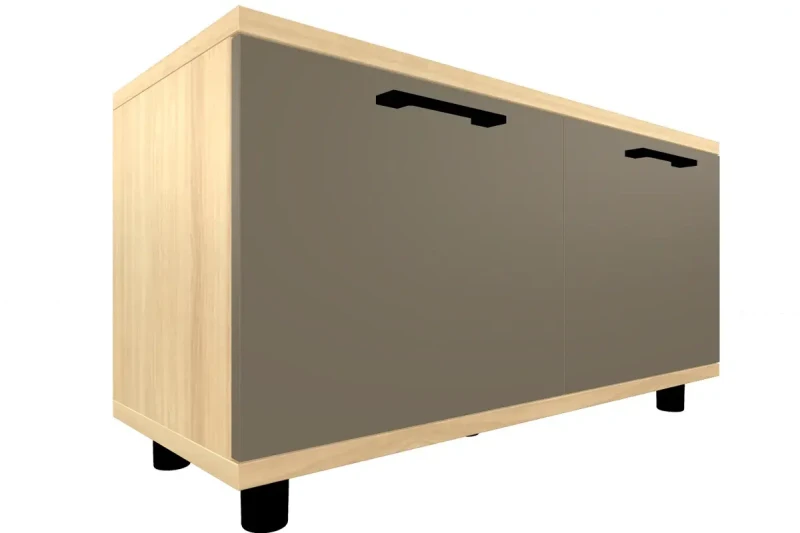 Тумба ТБ-5051-АС-ЛМ (Ясень Асахи/Латте Матовый) — Мебель-центр Озерцо