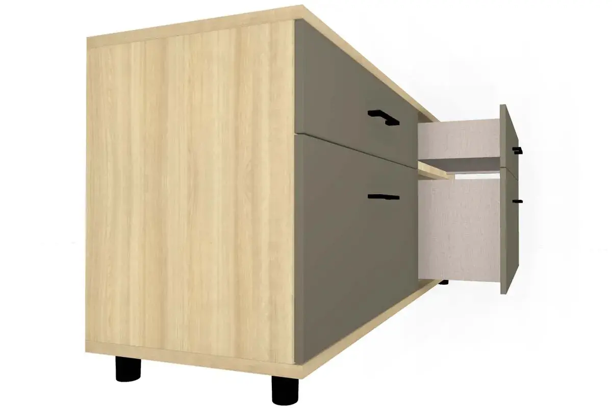 Тумба ТБ-5029-АС-ЛМ (Ясень Асахи/Латте матовый) — Мебель-центр Озерцо