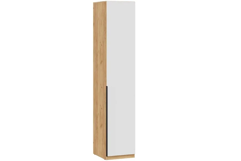 Шкаф для белья Джоли (Дуб Крафт Золотой/Белый матовый) в мебель-центре Озерцо