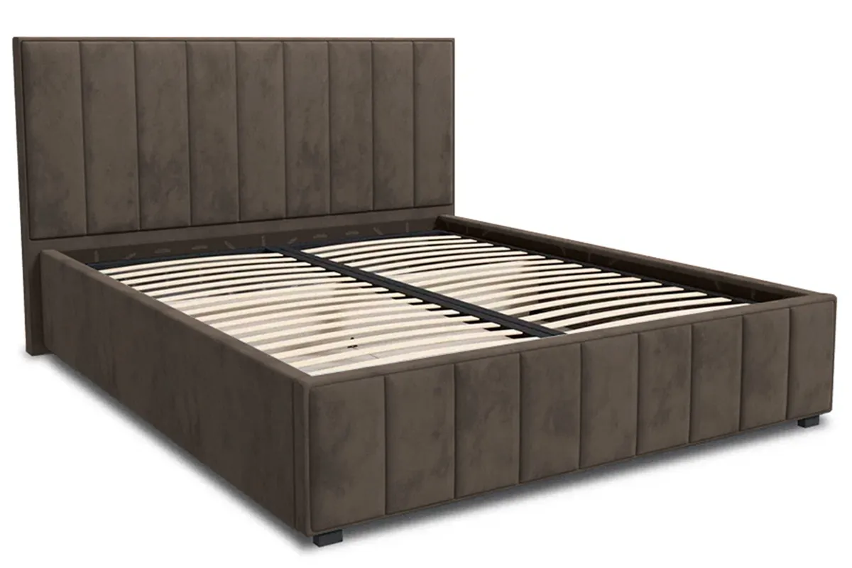 Кровать Кордова-1 с ПМ 140х200 (Боска VL-1912-05 / Мокко) 1 кат. - купить в Озерце