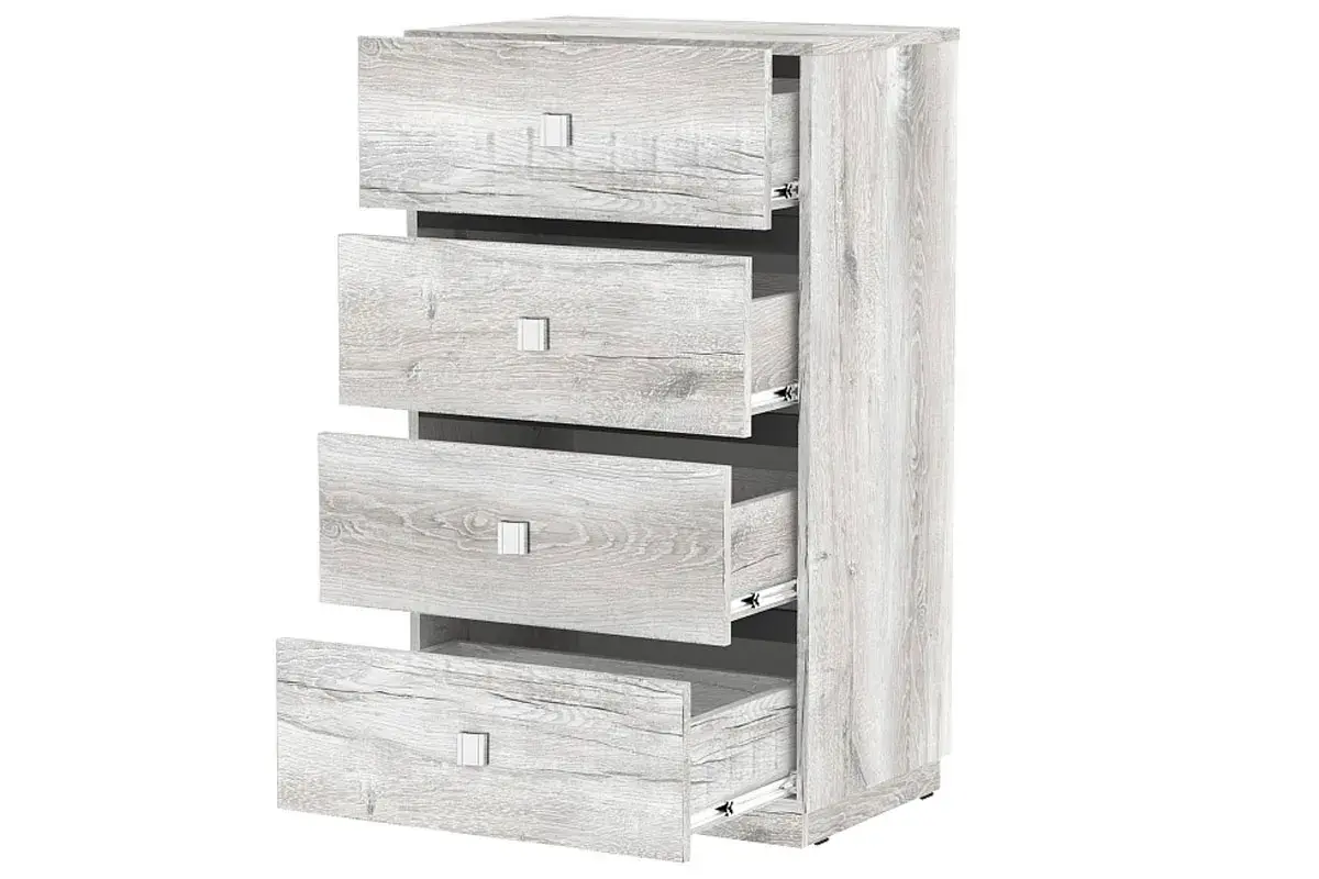 Комод Neo 45 (Дуб Шавиниган/Антрацит) — Мебель-центр Озерцо