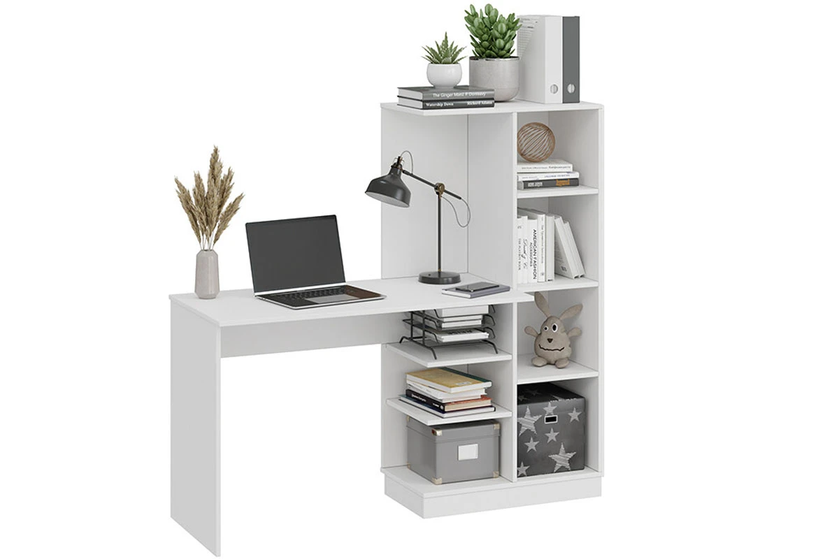 Стол компьютерный Бейсик (Белый) — Мебель-центр Озерцо