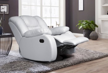 Кресло Лорд с механизмом реклайнер (серый) — купить в Озерце