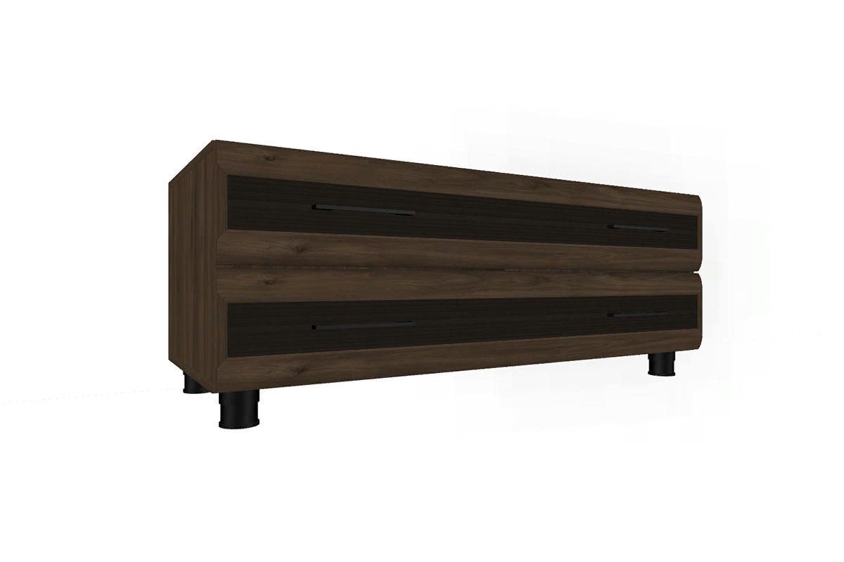 Гостиная Камелия-6 (Гикори Джексон Темный комбинированный) — Мебель-центр Озерцо