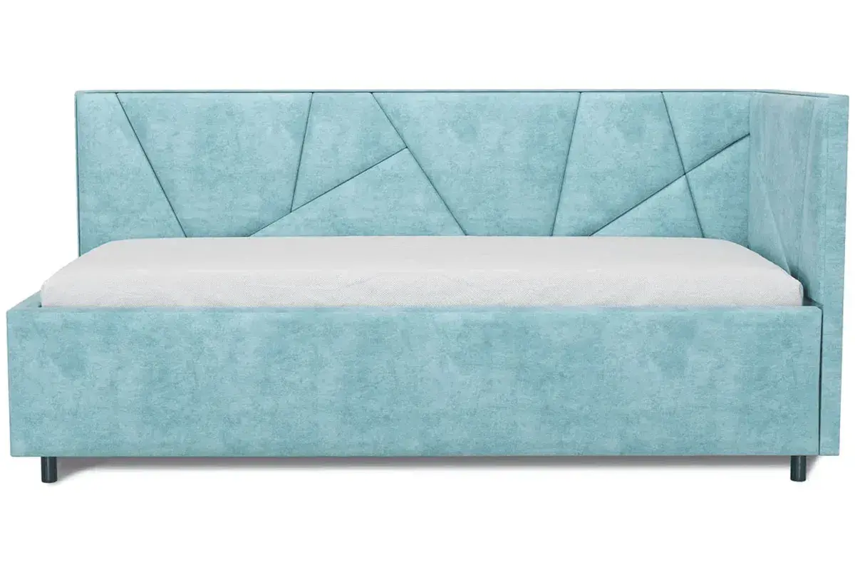 Кровать Рица с ПМ 90х200 (Катания VL-2101-12 мятный) 3 кат. - купить в Озерце