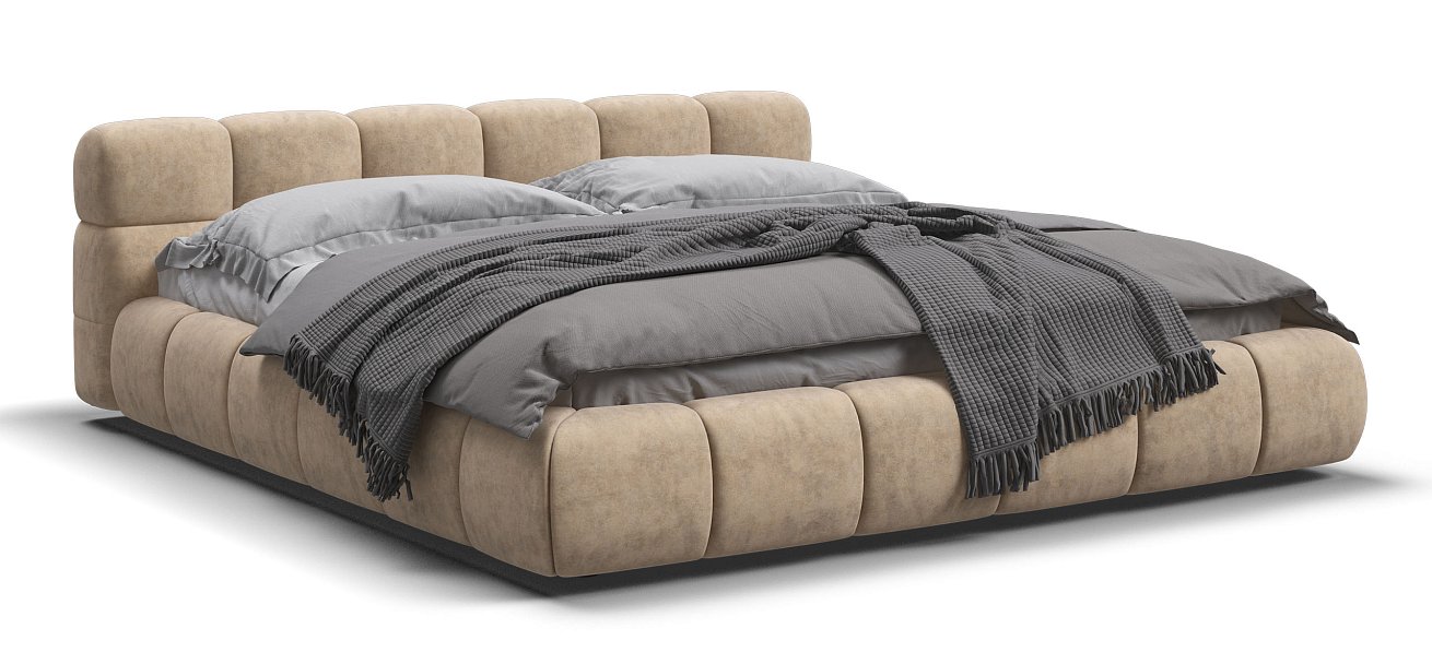 Кровать Босс Дрим 180*200 Про Велюр Royal шампань NEW - купить в Озерце