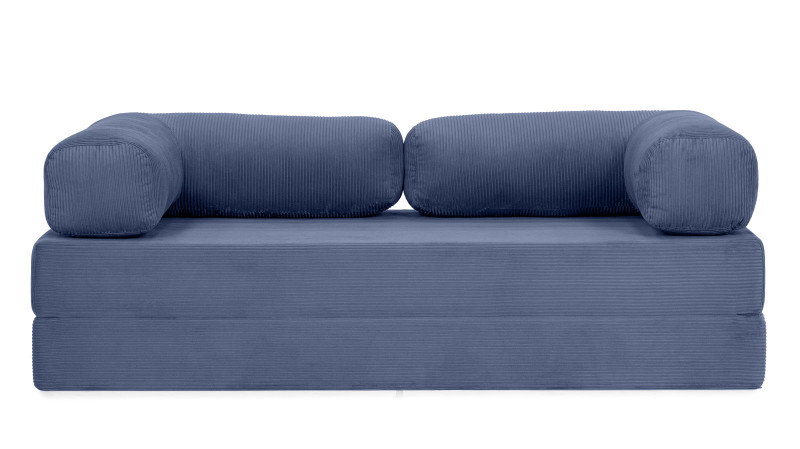 Комплект Диван-матрас Bush ткань Cilium Indigo + кресло-мешок Borsa ткань Cilium Umber 180x200 — купить в Озерце