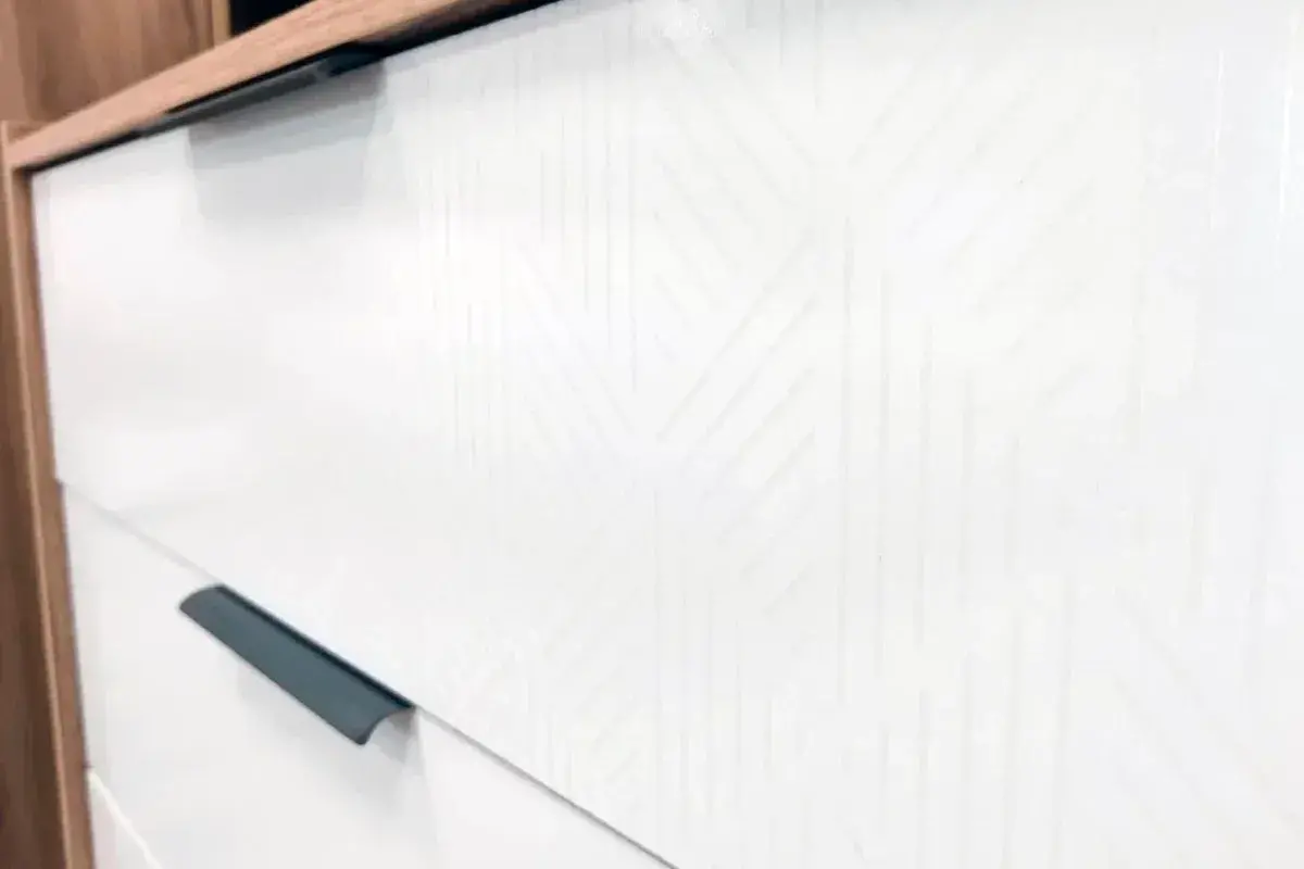 Комод Николь мод.3 (Белый/Дуб Альпийский) — Мебель-центр Озерцо