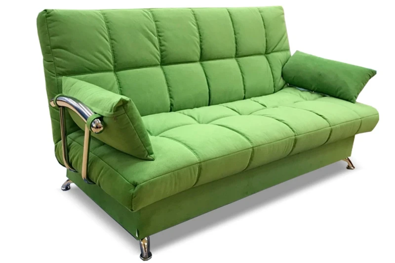 Диван-кровать Финка с хром. бок. "Регина-45.2" Lovely 44 Салатовый — купить в Озерце