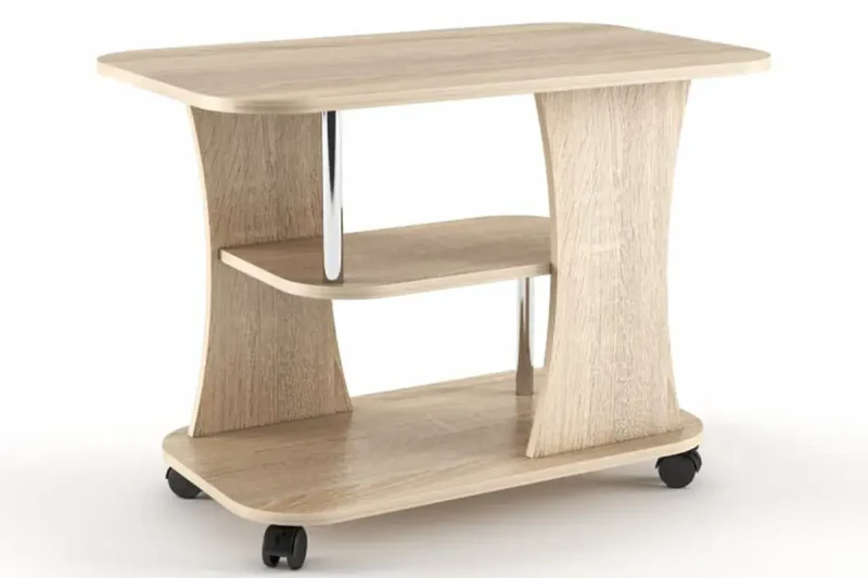 Стол журнальный тип 2 (Дуб сонома) — Мебель-центр Озерцо