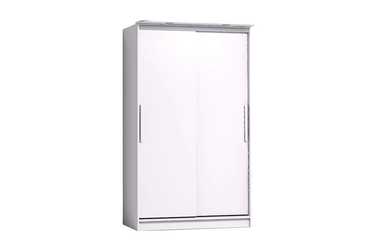 Шкаф-купе 1200 Strike ЛДСП/ЛДСП (Белый) в мебель-центре Озерцо