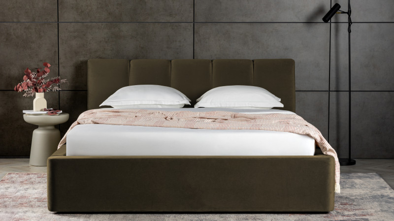 Кровать Niks Тк. Sky Velvet 12 90x200 - купить в Озерце