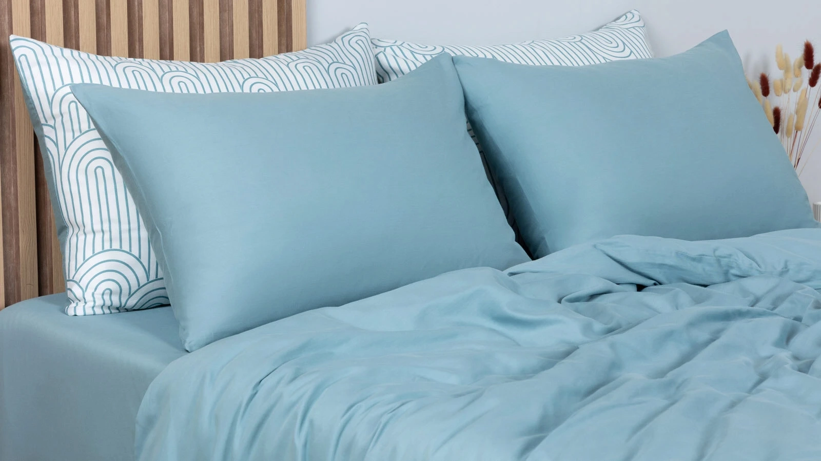 Простынь Home Line, цвет: Аквамарин 160x200 в мебель-центре Озерцо