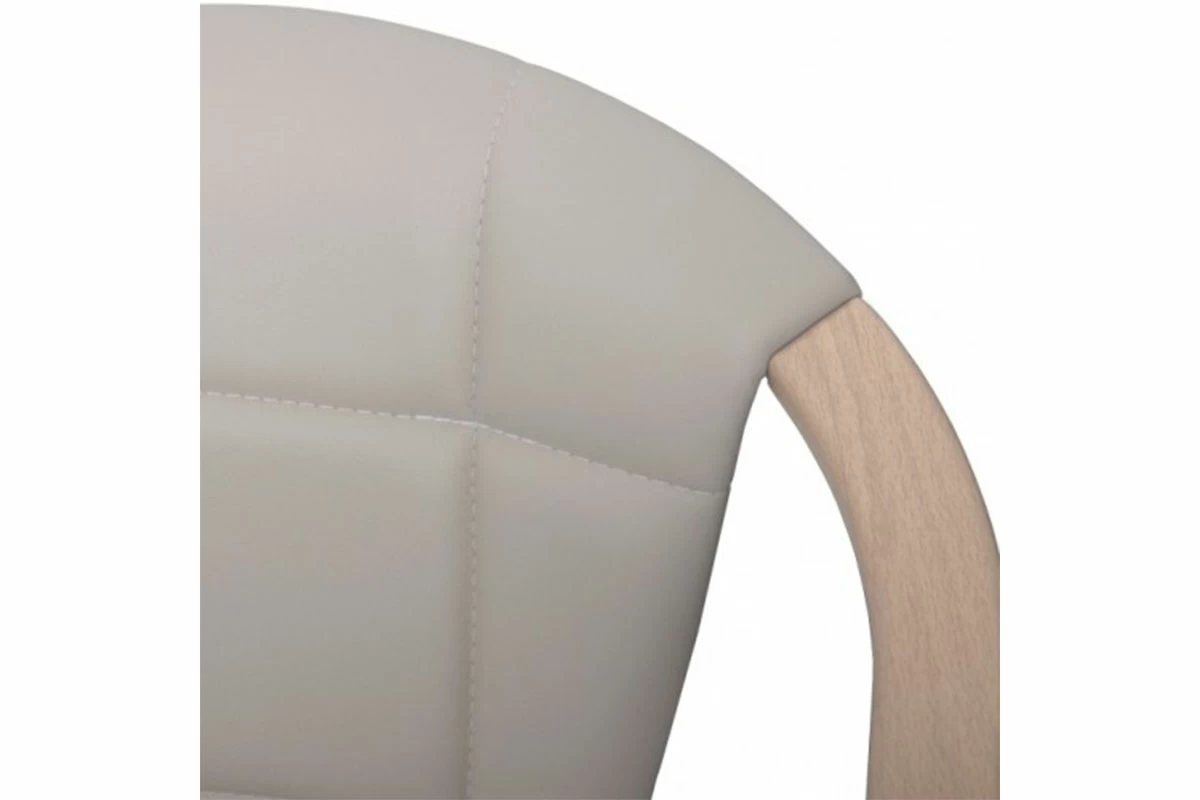 Стул Соната-Комфорт подлокотники бук, каркас Бриллиант, экотекс (3014) СРП-018К - купить в Озерце